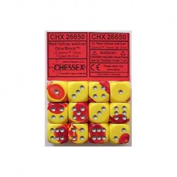 Set de 12 dés D6 Chessex -...